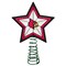 The Memory Company 10" Lighted Pink and Black Star NCAA Louisville Cardinals Christmas Tree Topper